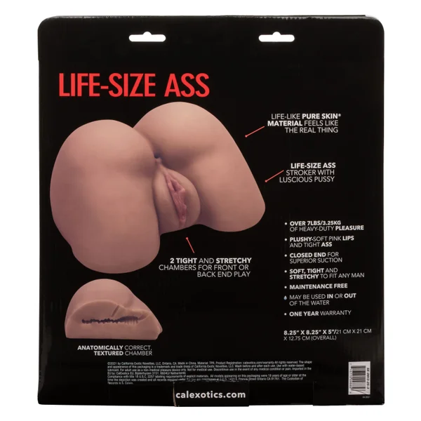 Stroke It Life-Size Ass - Brown — image 24 of 25