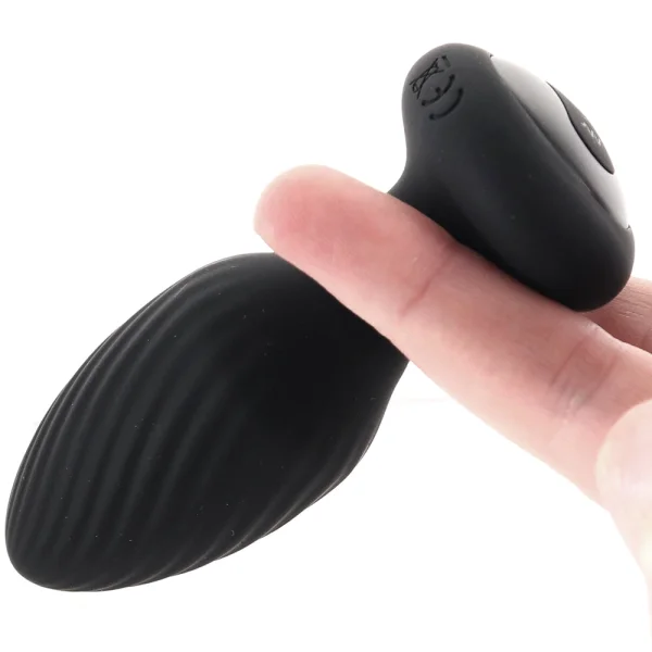 Nexus Tornado Rotating & Vibrating Rechargeable Silicone Butt Plug With Remote