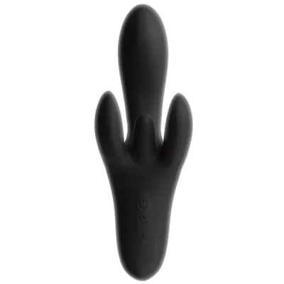 Kink Pulse 4 Motor Silicone Vibrator Black