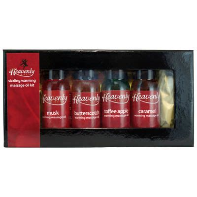 Heavenly Nights Candy Warming Massage Oil Kit