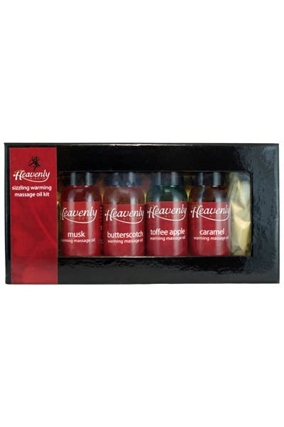 Heavenly Nights Candy Warming Massage Oil Kit
