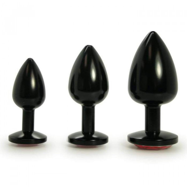 Jeweled Aluminum Anal Plug - Great for Temperature Play!