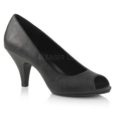 3 inches 7 5cm Heel 1 8 inches 0 3cm Platform Peep Toe Pump