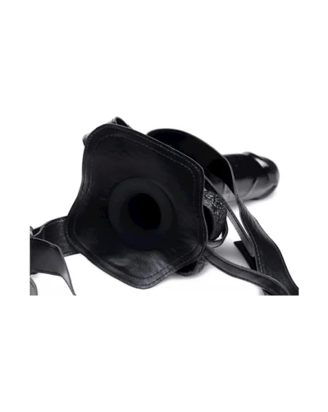 Infiltrator Ii Hollow Strap-on & 10 Inch Dildo - Black - 10 Inch