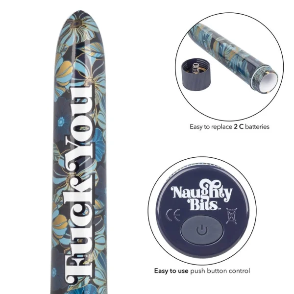 Naughty Bits Fuck You Personal Waterproof Vibrator By CalExotics