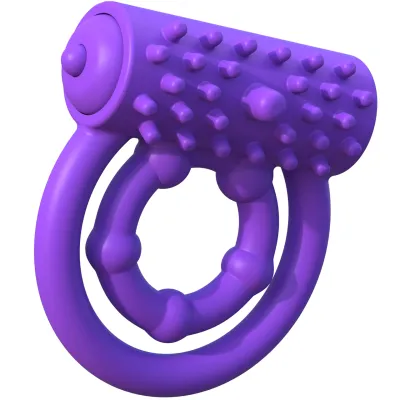 Fantasy C Ringz Vibrating Prolong Performance Ring By Pipedream Purple