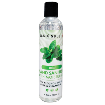 Topco Basic Solutions Hand Sanitizer Gel Mint 8oz