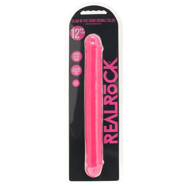 RealRock Glow In The Dark 12 Inch Double Dildo