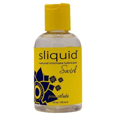 Sliquid Naturals Swirl Pina Colada Flavored Lube 4 2oz