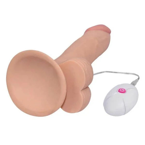 Lovetoy The Ultra Soft Dude 9-Inch Vibrating Dildo