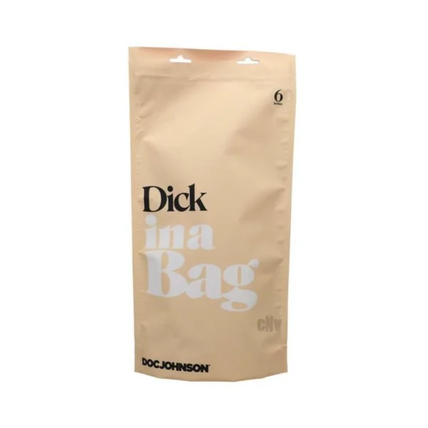 : In A Bag Dick 6in Clear