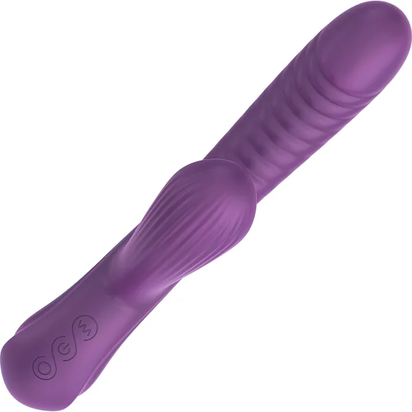 Tracy's Dog Beta Rabbit 3-in-1 Sucking, Swinging, Vibrating Rechargeable Silicone Rabbit Vibrator