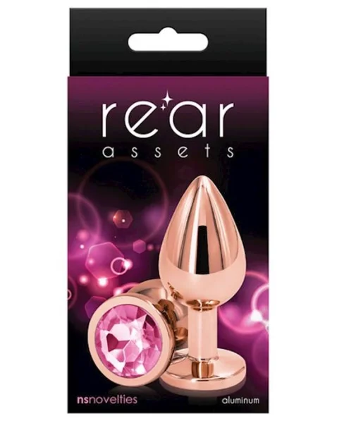 Rear Assets Plug - 3.1 Inch - Pink - Medium