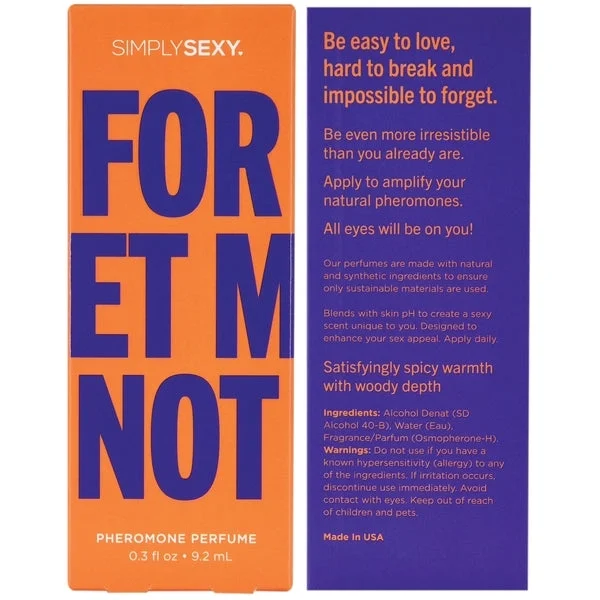 Simply Sexy Forget Me Not Pheromone Infused Perfume 0.3 oz