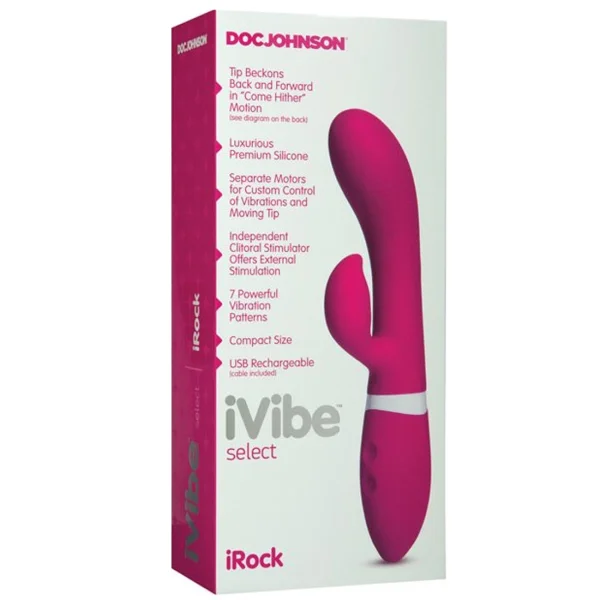iVibe Select iRock USB Vibrator Color Pink - Doc Johnson