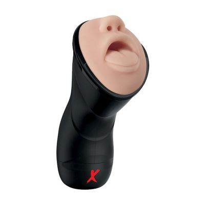 Pdx Elite Deep Throat Vibrating Mastorbator Black