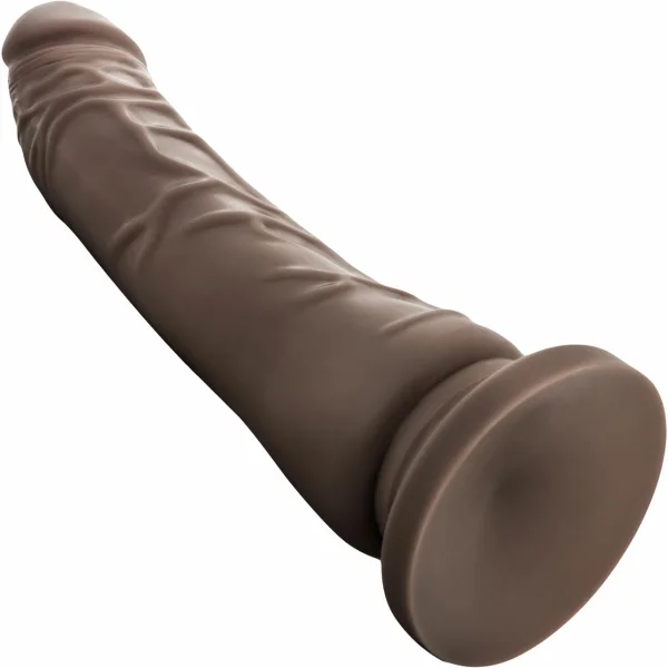Dr. Skin 8.5 Inch Basic Realistic Dildo With Suction Cup by Blush - Chocolate