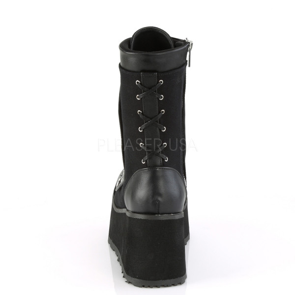 3 1/2 inches PF Hidden Lace-Up Wedge Mid-Calf Boot, Inside Zip — image 4 of 4