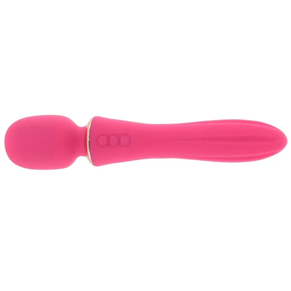 Nubii Mika Silicone Rechargeable Waterproof Mini Wand Massager By Nu Sensuelle - Pink