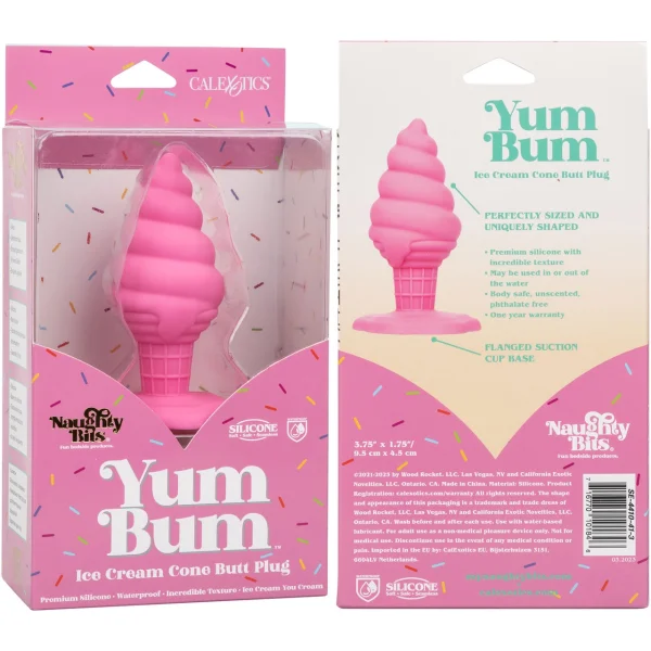 Naughty Bits - Yum Bum - Ice Cream Cone Butt Plug