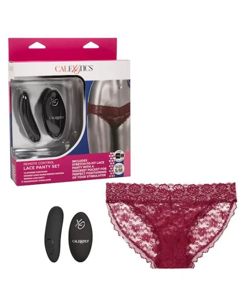 Remote Control Lace Panty Set L/XL