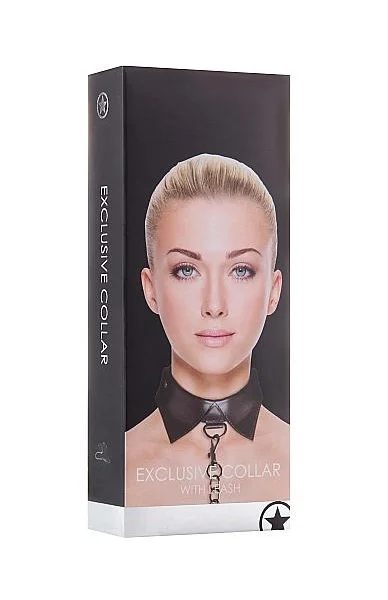 Ouch Exclusive Collar & Leash Black