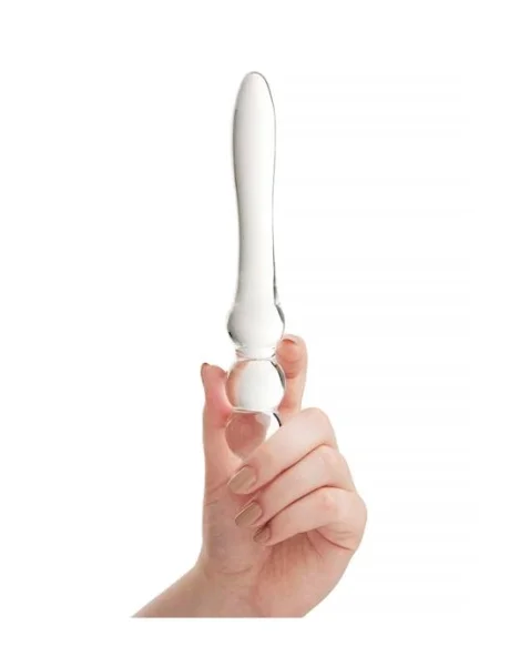 Lucent Star Glass Massager - 8 Inch - Clear