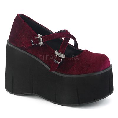 4 1 2 inches Platform Criss Cross Strap Maryjane
