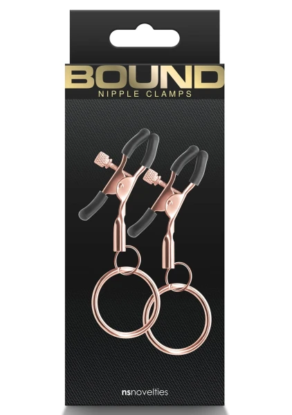 Bound Adjustable C2 Nipple Clamps By NS Novelties - Gunmetal