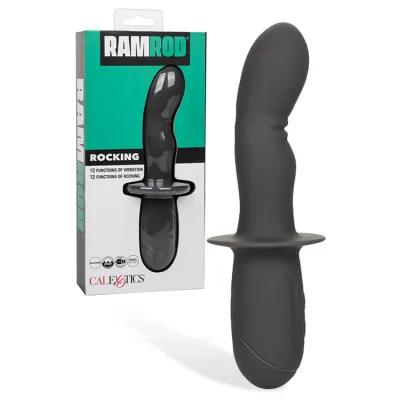 California Exotic Ramrod Rocking Probe 8 Vibrating Anal Dildo