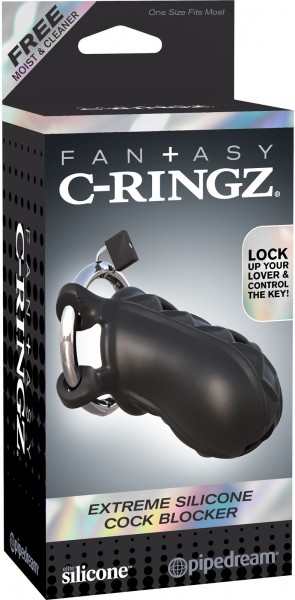 Extreme Cock Block Chastity Cage