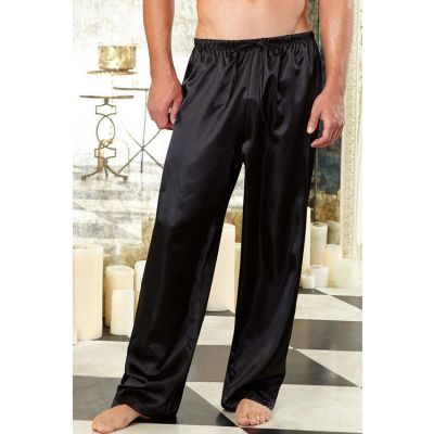 Dreamgirl Black Charmeuse Pants