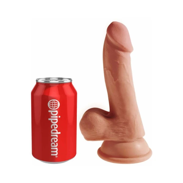 King Cock Plus 6.5 In. Triple Density Cock With Balls Tan