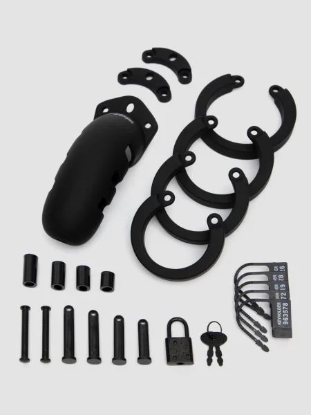 Man Cage Medium Silicone Chastity Cage 4.5 Inch