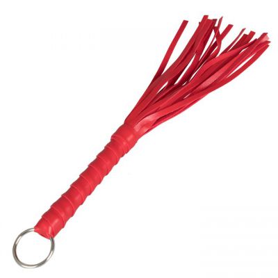 Bondara To The Point Red Mini Flogger 11 Inch