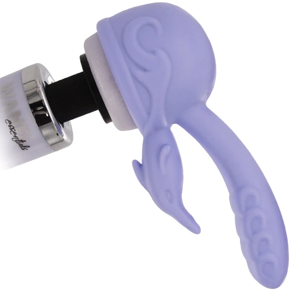 Dual Pleasure Silicone Dolphin Wand Attachment