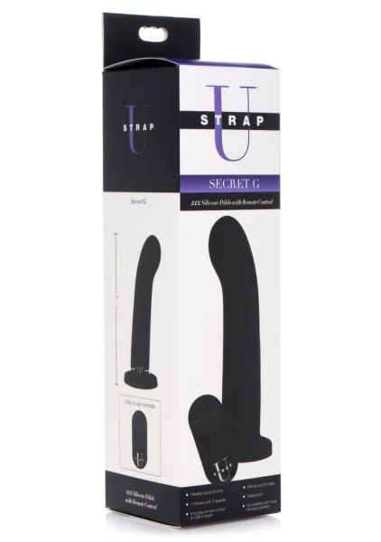 Secret G 21x Silicone Dildo With Remote Control