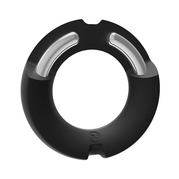 Kink By Doc Johnson Hybrid Silicone Covered Metal Cock Ring 35mm — image 7 of 9