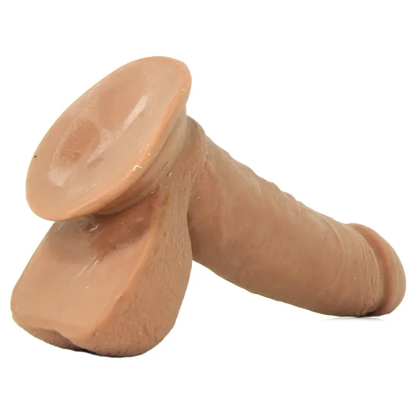 The D - Perfect D 7" Suction Cup Dildo by Doc Johnson - Caramel