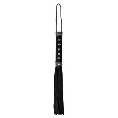 Love in Leather Suede Flogger with Handle