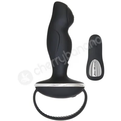 Zero Tolerance The Handyman Black Vibrating Soft Squishy Anal Plug With Remote