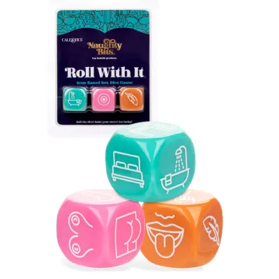 California Exotic Naughty Bits Roll With It 3 Piece Icon Based Sex Dice