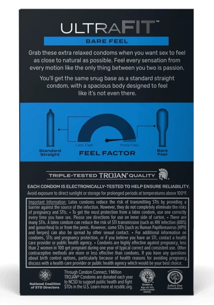 Trojan Ultra Fit Bare Feel Condoms