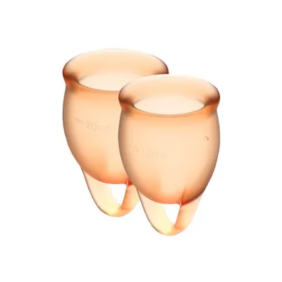 Satisfyer Feel Confident Menstrual Cup Orange