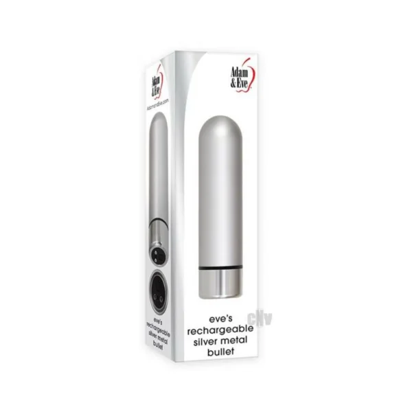 A&e Rechargeable Silver Metal Bullet