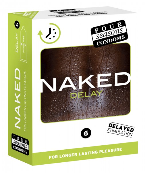 Four Seasons Naked Delay Condoms (6 Pack)