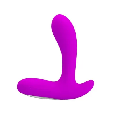 Becky With The Backie Anal Vibrator Purple 4 9 Inch
