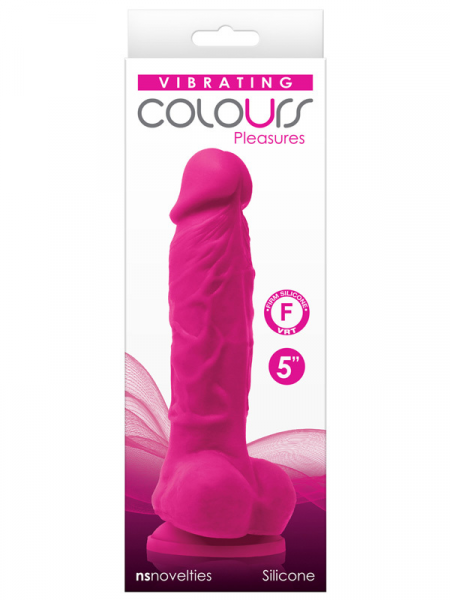 5" Vibrating Cock + Balls