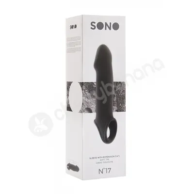 Sono No 17 Black Dong Penis Extension Sleeve