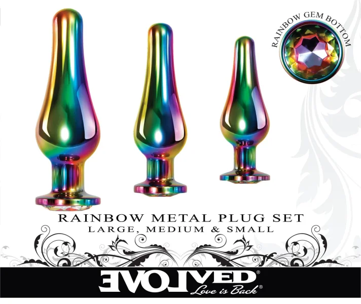 Rainbow Metal Plug Set
